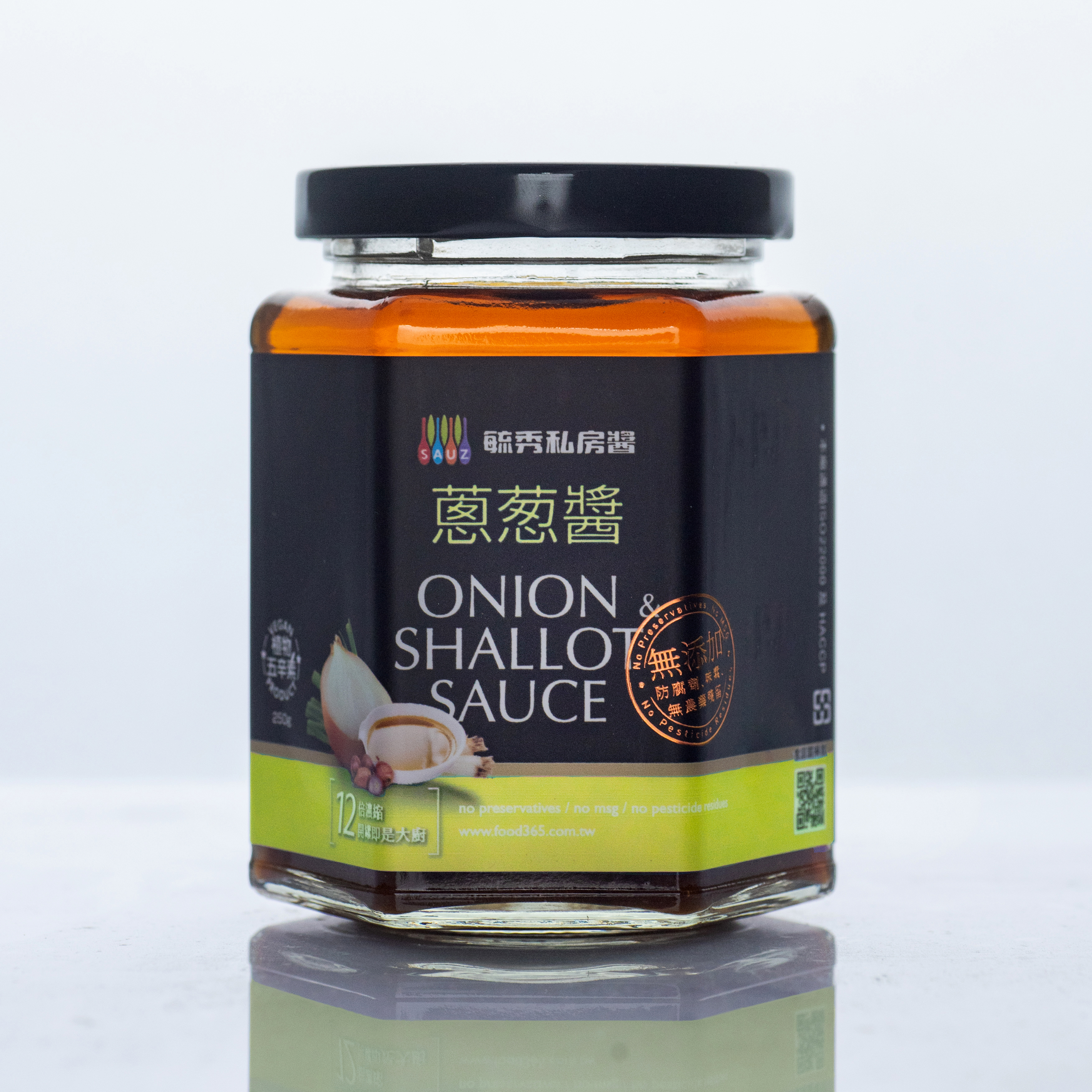 毓秀私房酱蔥葱酱 Sauz Onion Shallot Sauce 250g 